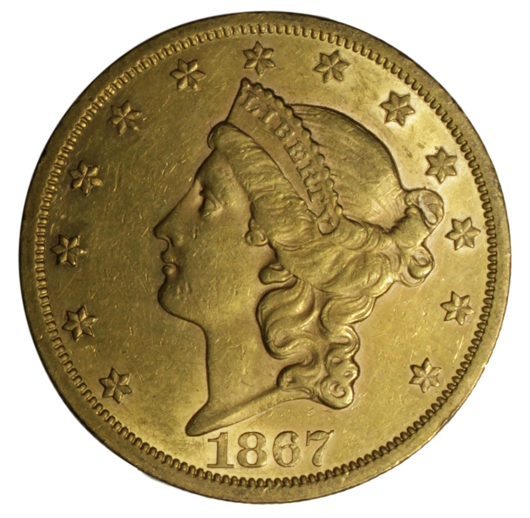 1867-Twenty-Dollar-Gold-For-Grading