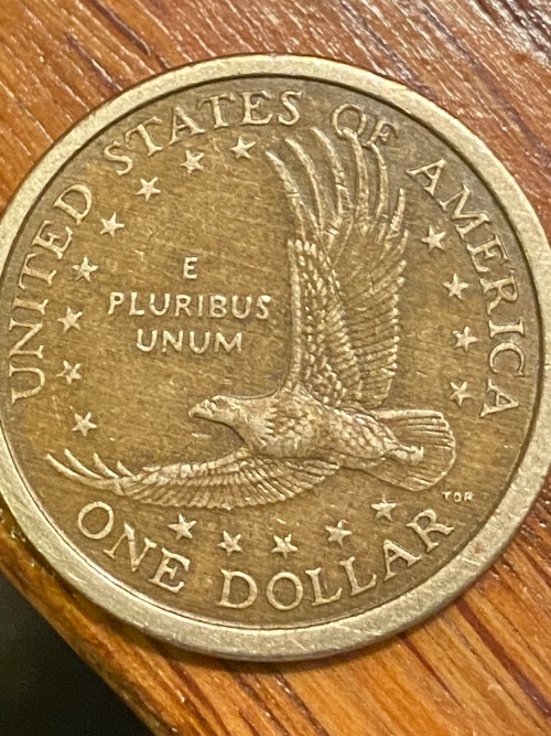 2000---D-Sacagawea-Dollar-|-Check-Out-The-Eagles's-Claws