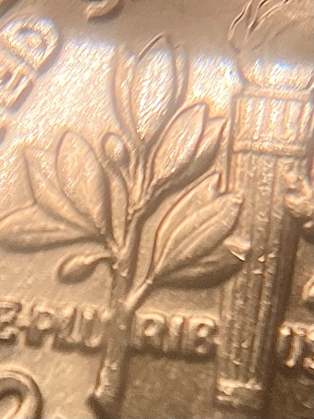 1981---D---Dime---FB---W/-Extra-Vein-On-Leaf
