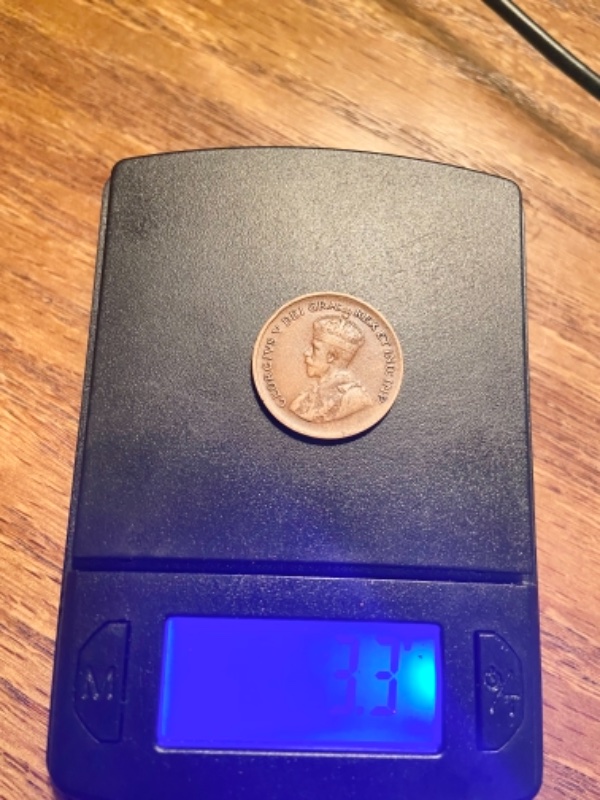 1920's?---Canadian-Cent---Damage-On-Date