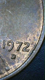 1972-Lincoln---Obverse--Missing-Neck---Reverse-Initials