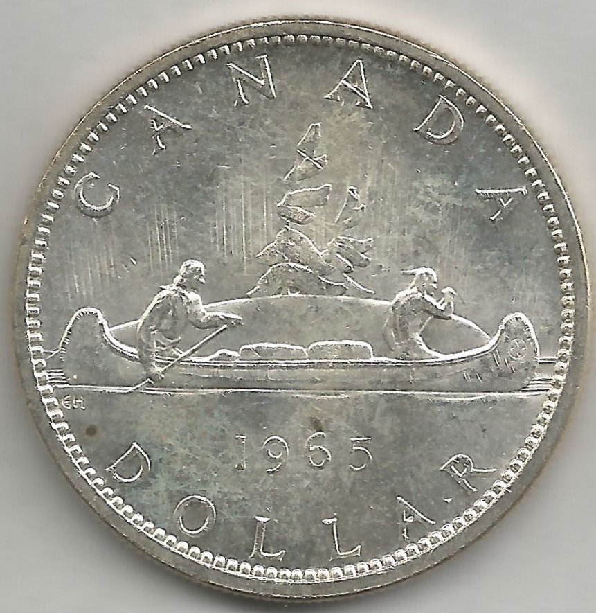 1965-Canada-Dollar-Type-KM#64.1-B1-?