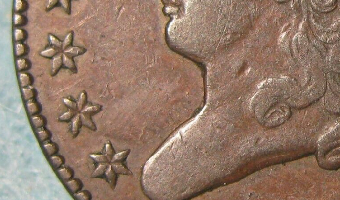 1828-Classic-Head-1/2-Cent---Question-And-Evaluation
