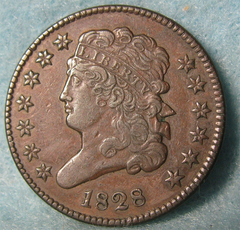 1828-Classic-Head-1/2-Cent---Question-And-Evaluation