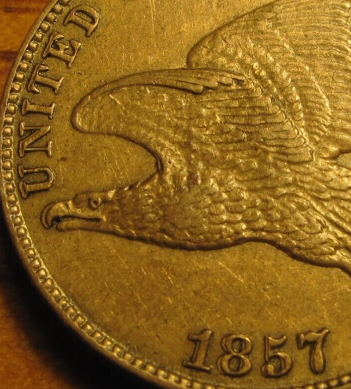 1857-Flying-Eagle-Cent---Doubled-Date