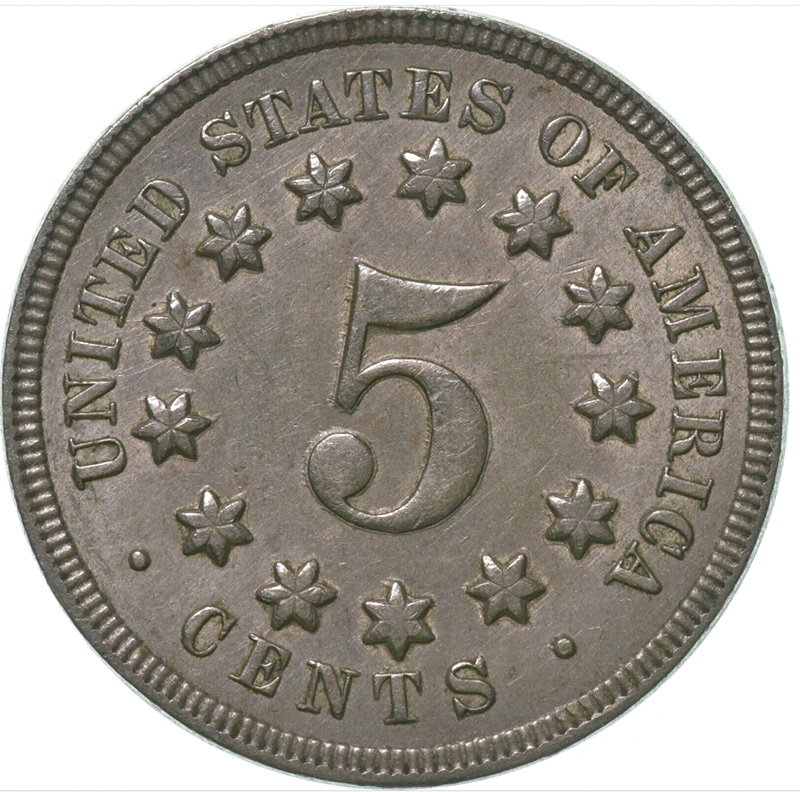 1868-Shield-Nickel-With-Big-Die-Break