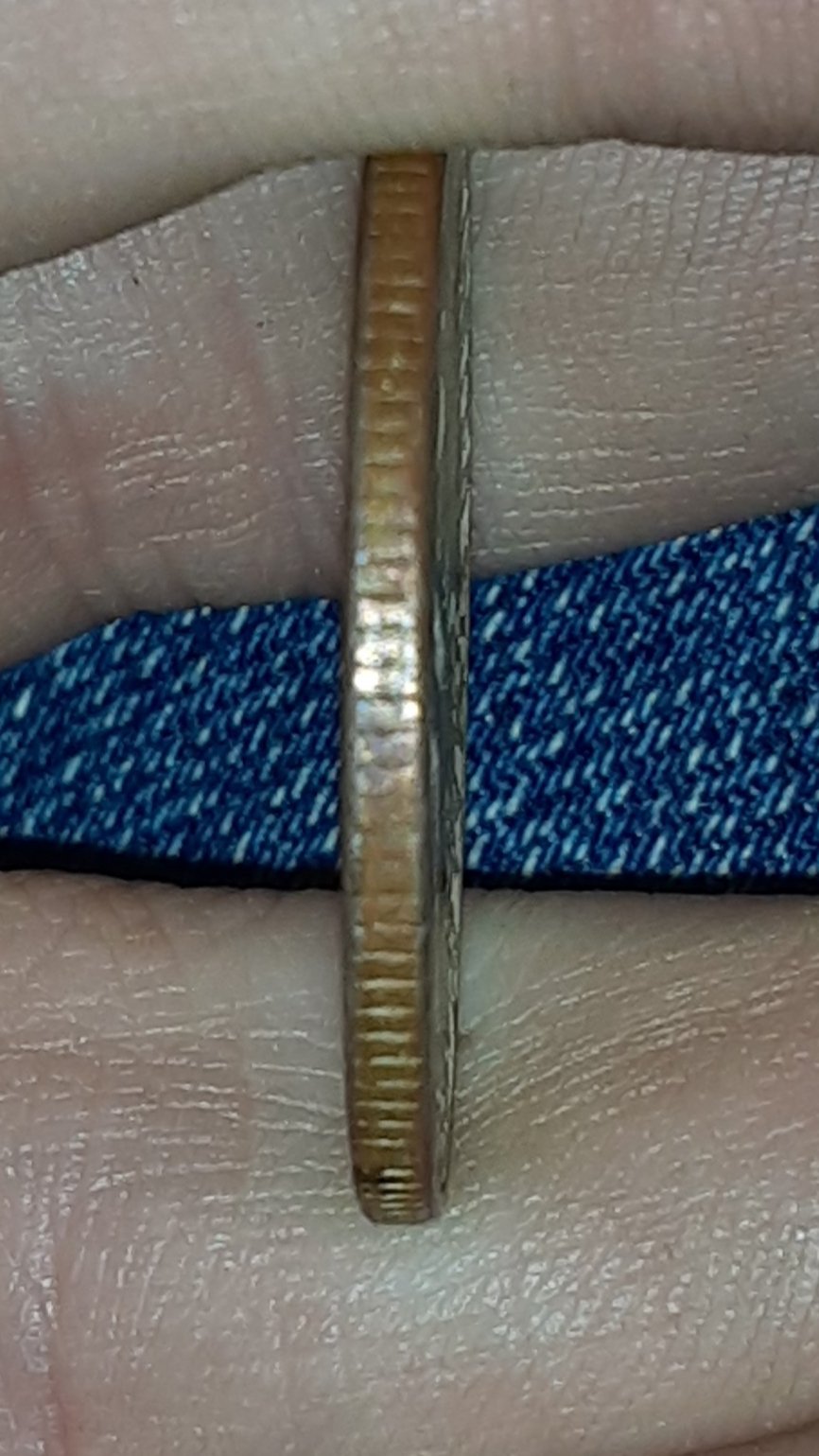 1986-D-Quarter-Copper/Reddish-Color