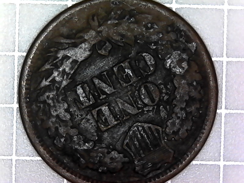 1864-Indian-Head-Cent-With-Rotated-Reverse