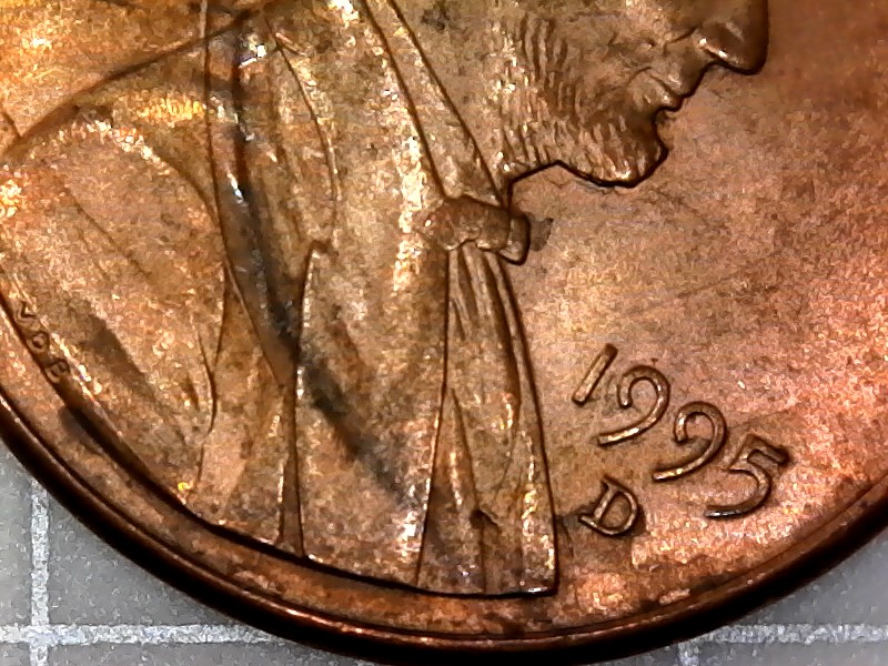 1995-D-Cent-With-Two-Raise-Areas-On-Lower-Jacket-And-Upside-Down-