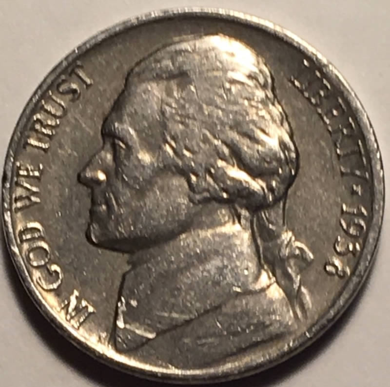 1938-P-Jefferson-Nickel,-Seeking-Grade/Value