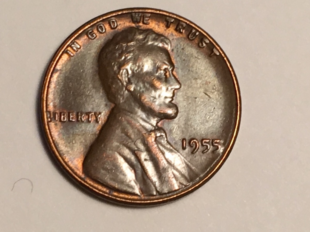 1955-P-Lincoln-Poor-Man�s-DDD,-With-Die-Crack?