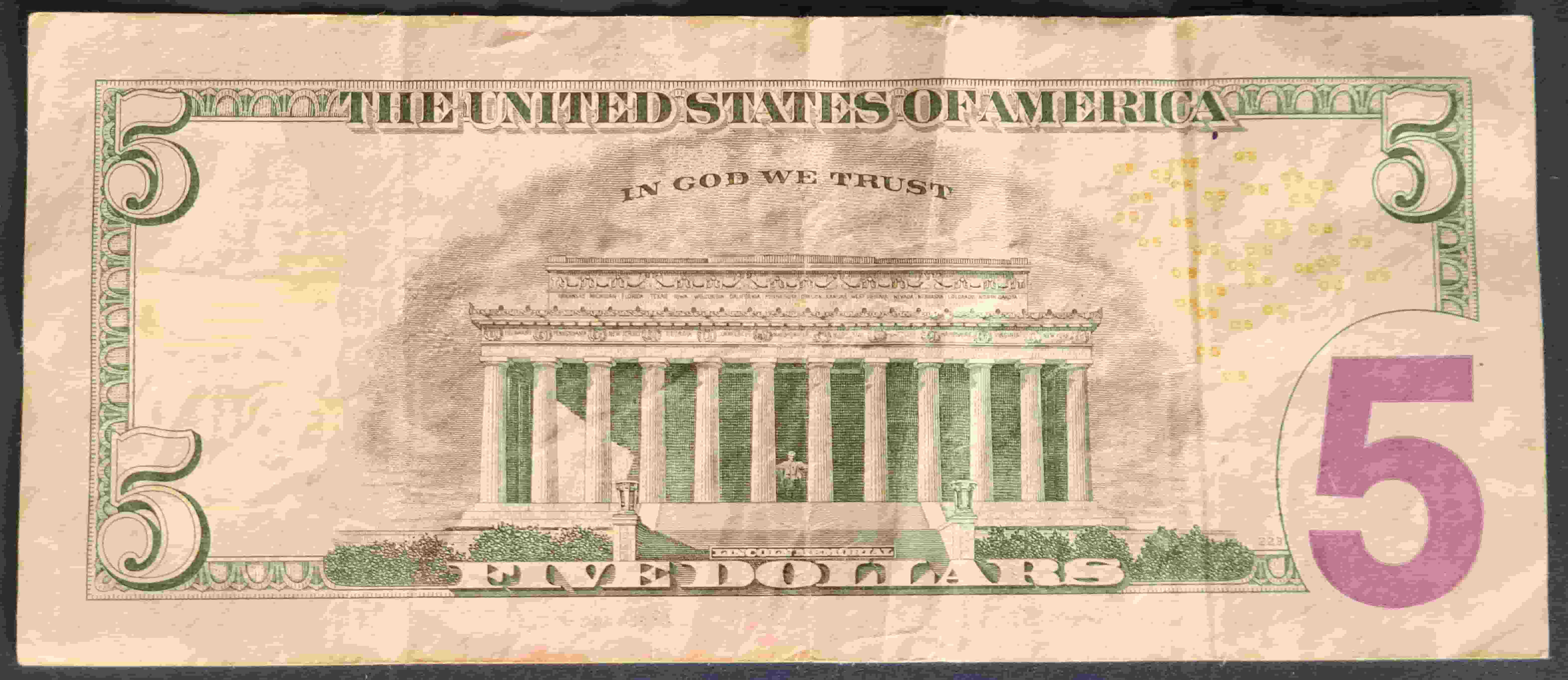 2013-$5-Bill---Top-Left-Serial-Number-Oddly-Close-To-The-Corner-'5'?