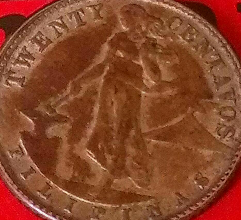 Us-Philippines-20-Centavos-In-Different-Color