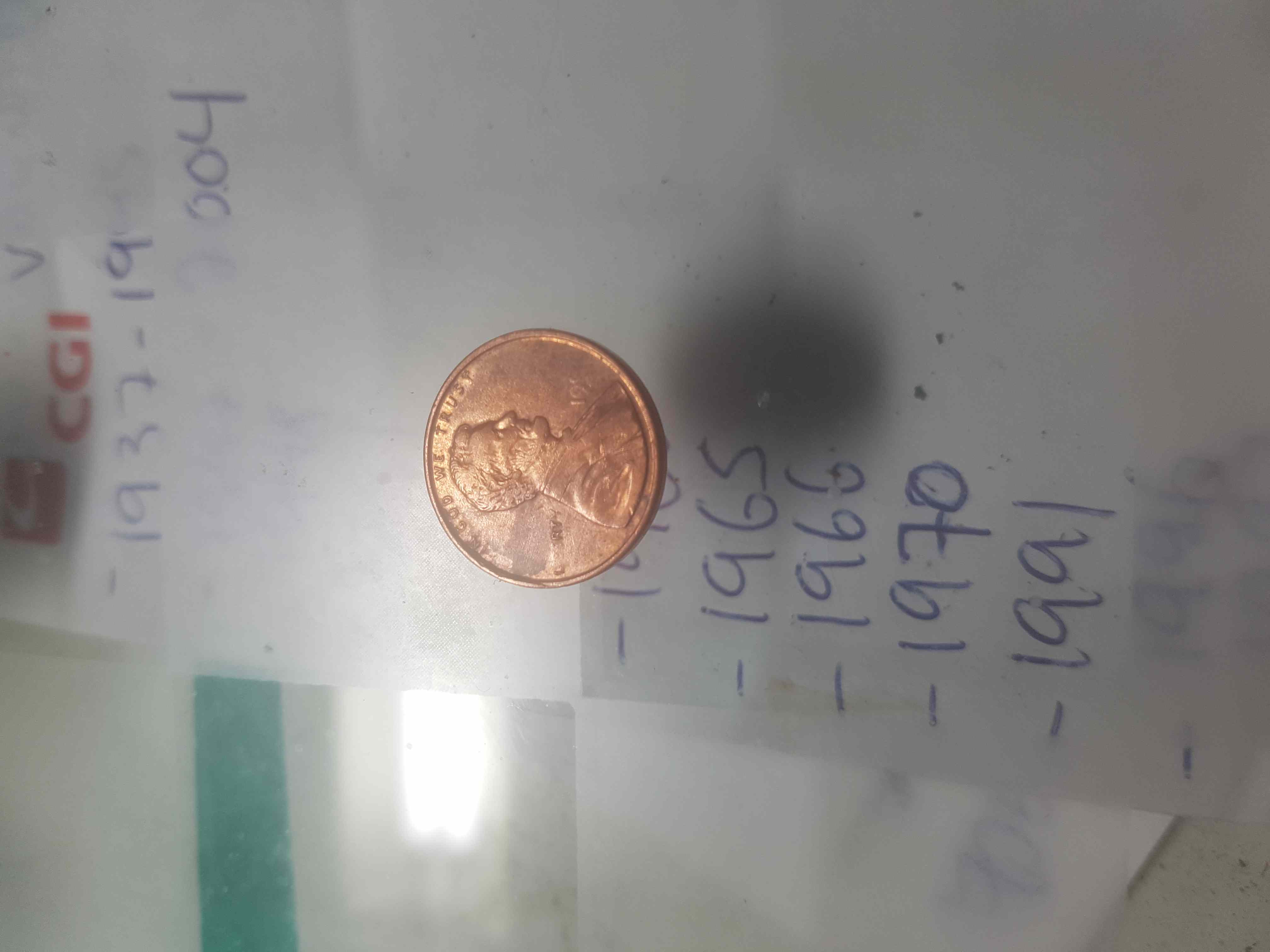 Penny-With-No-Stamp-Date-And-Anomalie-On-O-Of-One-Cent