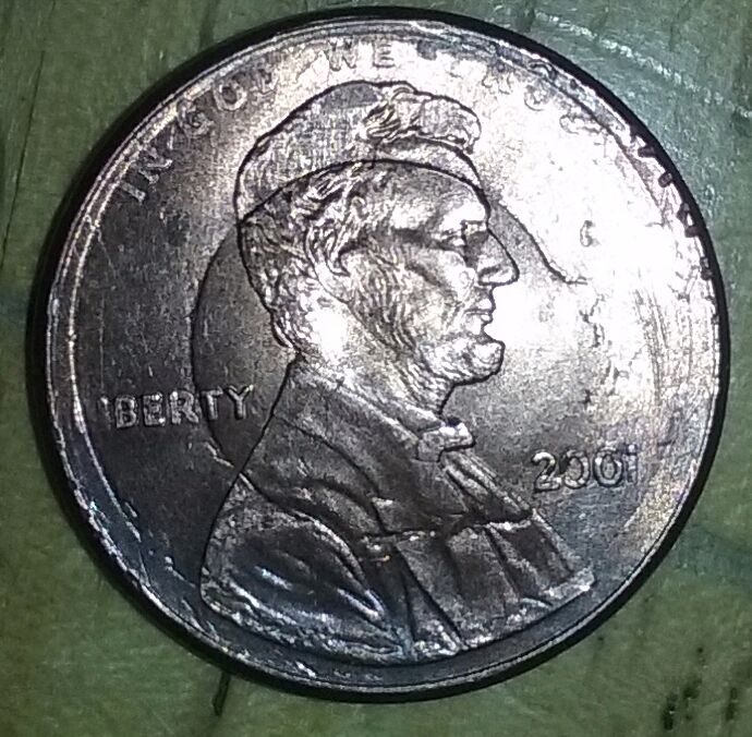 2001-Penny-Stamped-With-Something