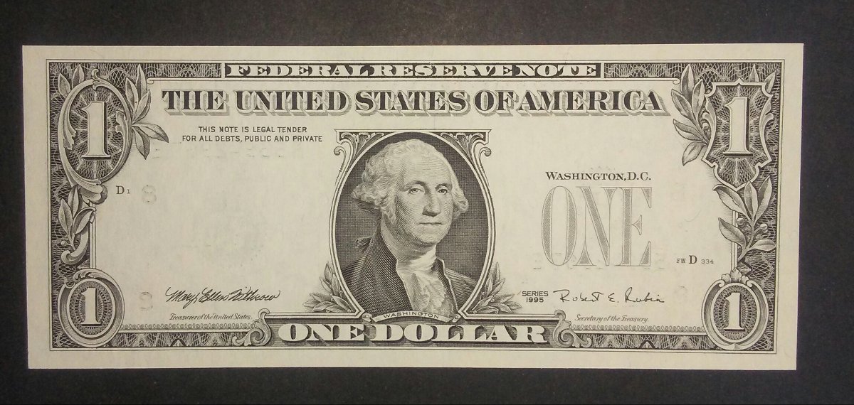 $1-F/W-Back-Plate-#295-Overprint-On-Back-Error-+-Census-Chart-Serial-#'s