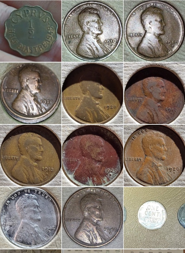 1909---1959-Lincoln-Cents--Incomplete-Collection