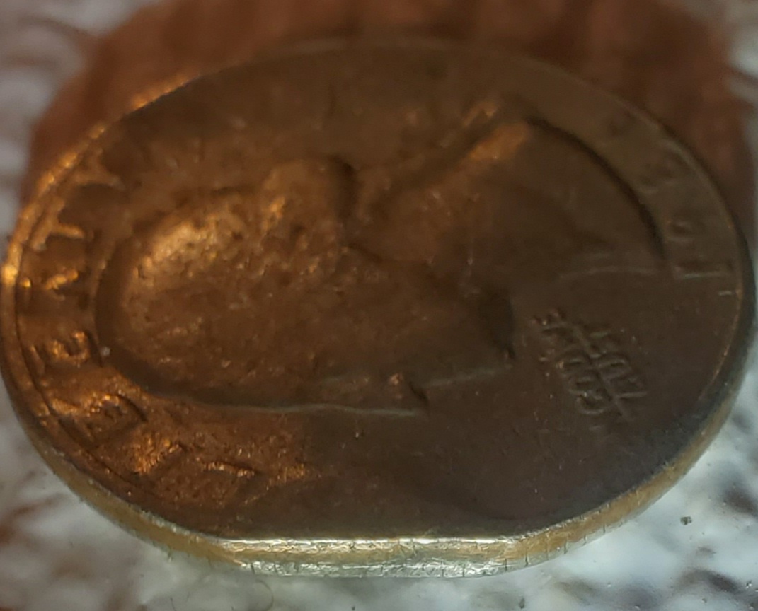 Just-Found-This-1986-P-Washington-Quarter,-With-A-Clip-Missing,-PMD?