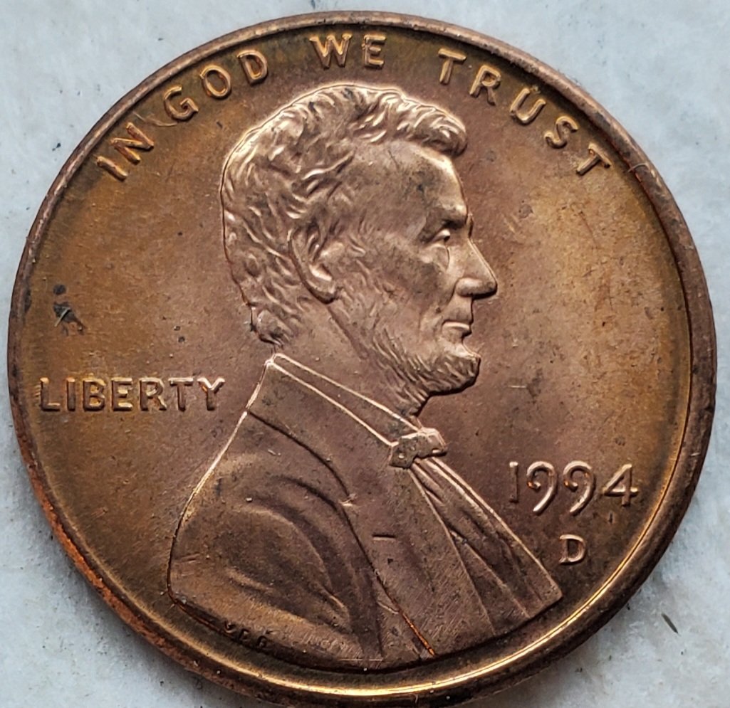 1994-D-Lincoln-Mc-Misaligned-On-Obverse,-Not-Reverse?