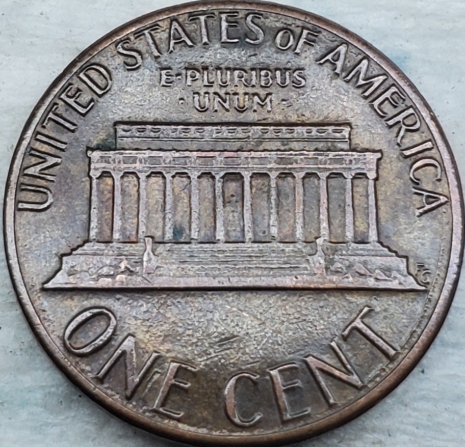 1984-Lincoln-Memorial-Cent,-Zinc-Core-Or-Damage?