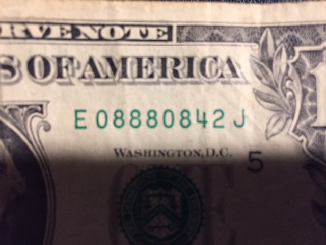 US-Dollar-Bill-Reserve-Notes,-Serial-Number-Opinion�s-Please.