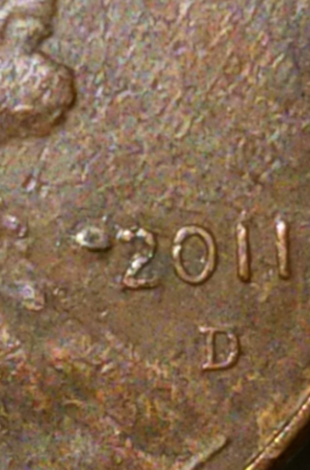 2-Extra-Spots-Of-Material-2011-D-Cent