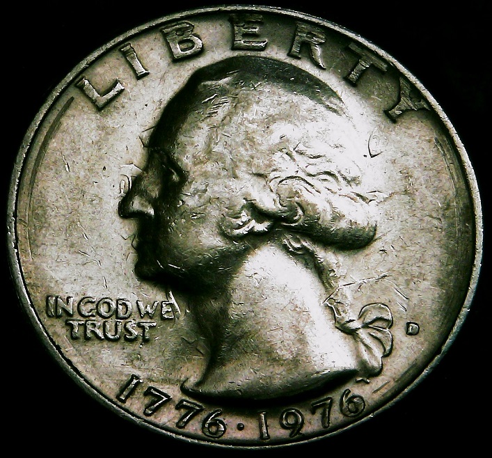 1976-D-Bicentennial-Quarter-With-Major-Die-Clash