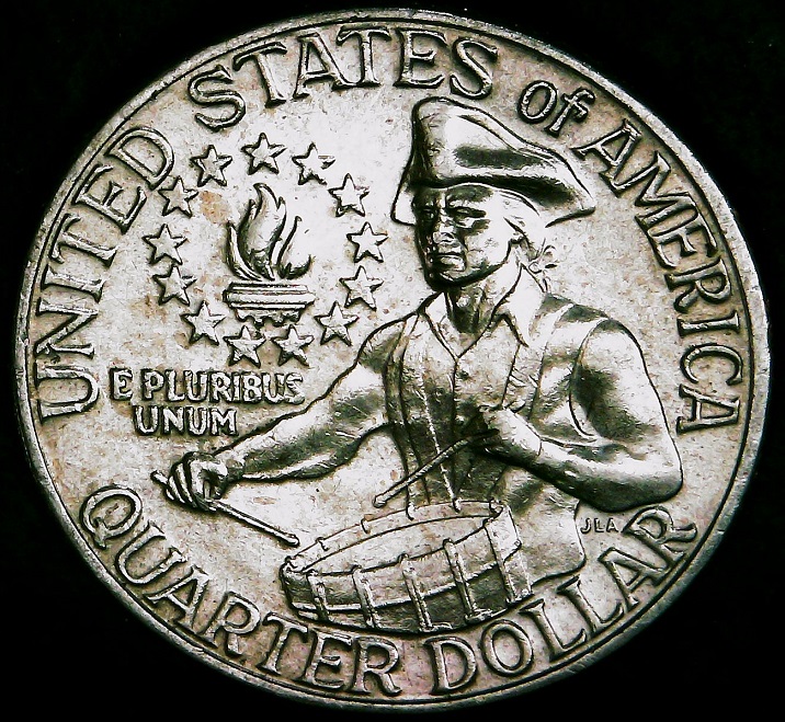 1976-D-Bicentennial-Quarter-With-Major-Die-Clash
