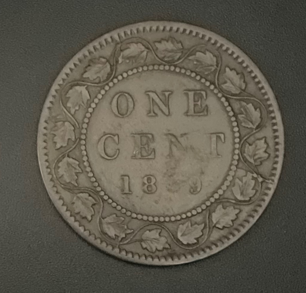 1859-Canada-Large-Cent-Leaf-Nine-Detail