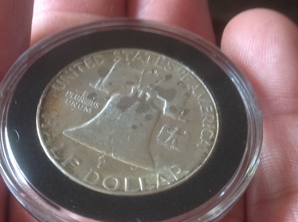 Franklin-Half-With-Spots.-Opinions-Please.
