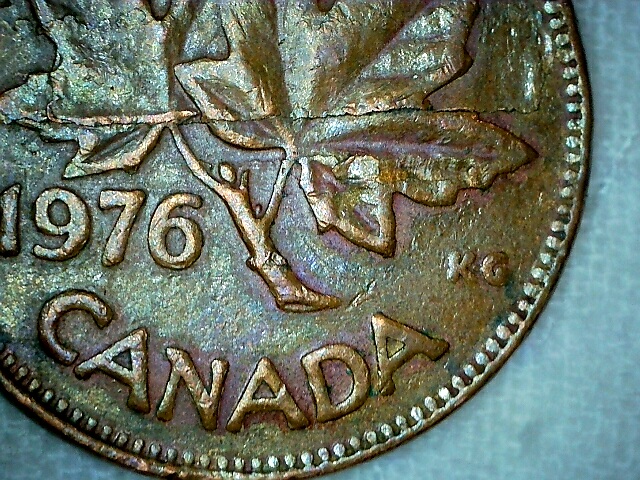 1976-Canadian-Cent-Lamination-Error