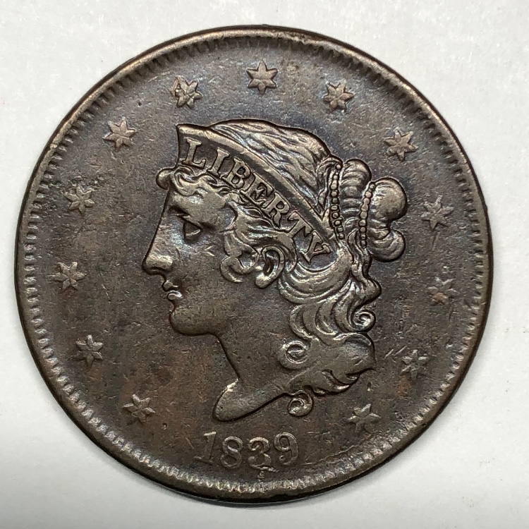 The-Head-Styles-Of-1839-Large-Cent