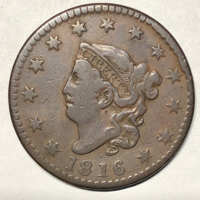 A-Complete-Type-And-Variety-Set-For-1816-US-Coins
