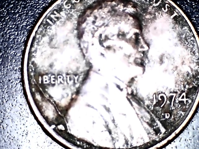 1974-D-Penny-Looks-Mushed-Pushed-And-Squashed-But-Not-Burnt-?