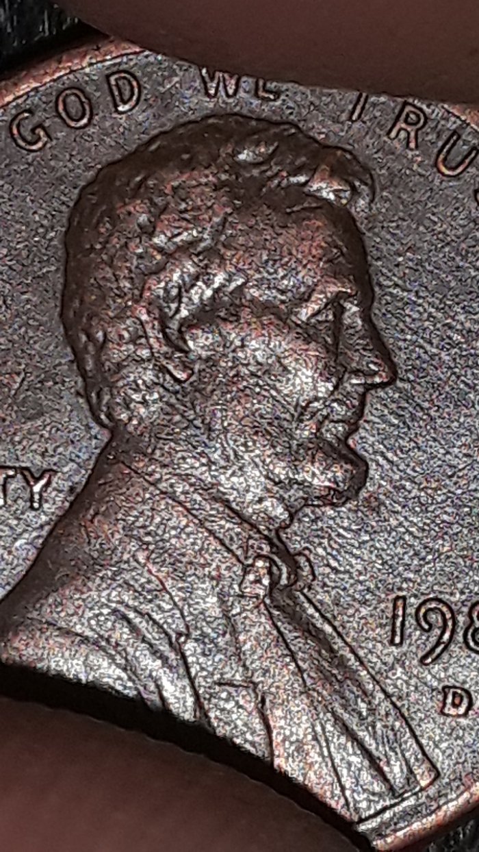 1984-No-Mint-Lincoln-Cent.-Possible-Double-Ear?