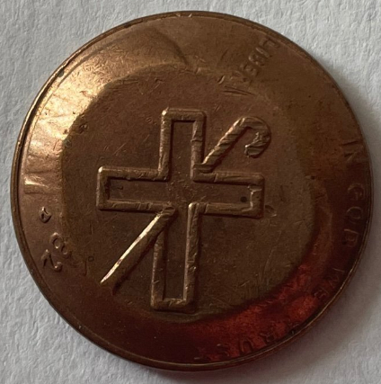 Masonic-Tokens,-Coins-And-Counter-Stamped-Pennies