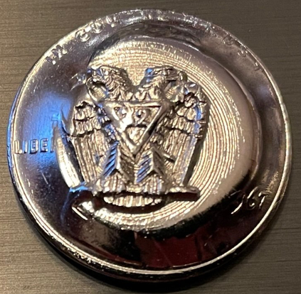 Masonic-Tokens,-Coins-And-Counter-Stamped-Pennies