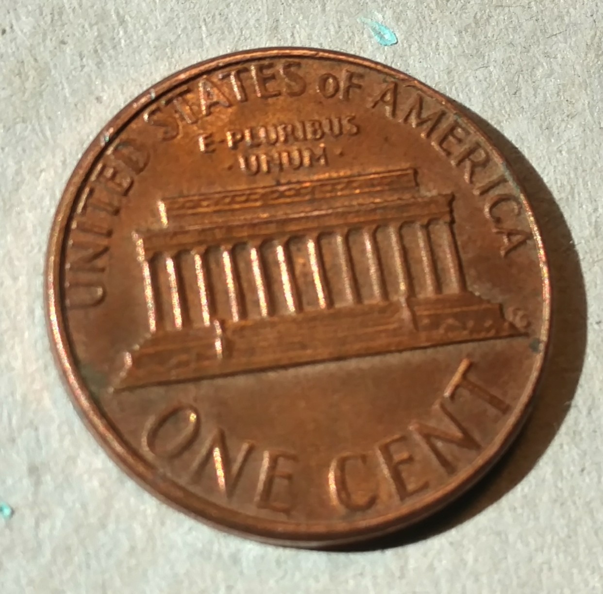 1985-D-Penny,-Faint-