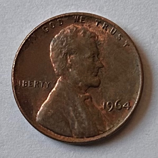 1964-P-Mint-Lincoln-Memorial-Cent.-Possible-No-FG