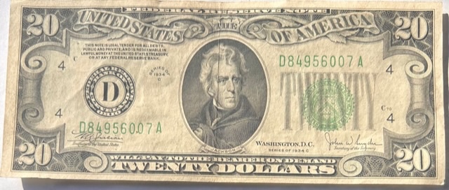1934-C-Twenty-Dollar-Bill.-New-To-Paper-Currency-Any-Help-Appreciated