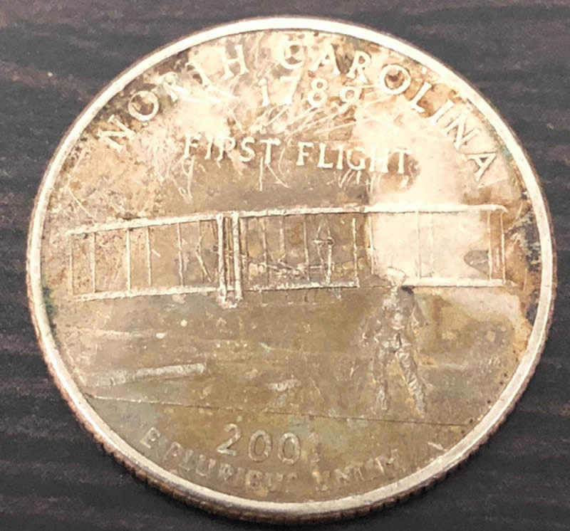 2001-North-Carolina-Die-Crack-Or-Coffee-Stain