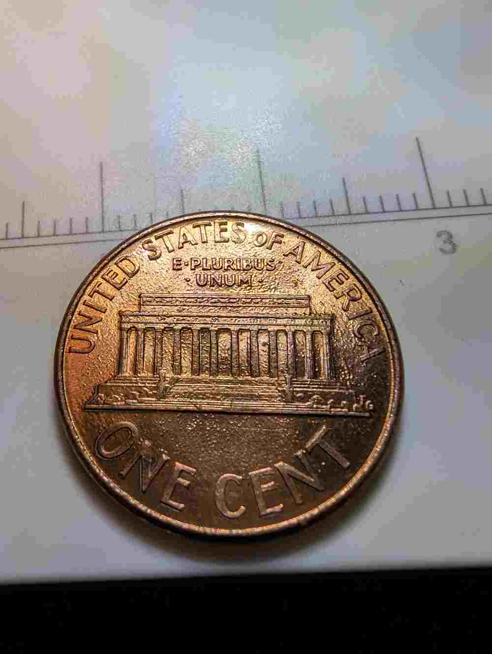 1989-D-One-Cent-Odd-Coating?-And-Rim-Error?