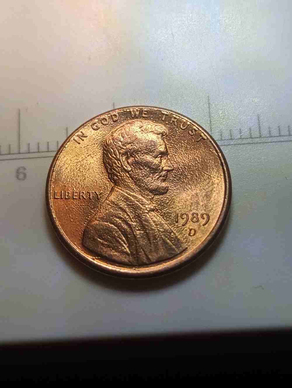 1989-D-One-Cent-Odd-Coating?-And-Rim-Error?