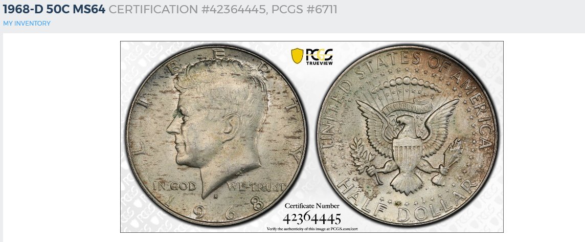1964-50-Cent-Had-Green-Stuff-In-Many-Places-That-I-Picked-Off/-Wiped