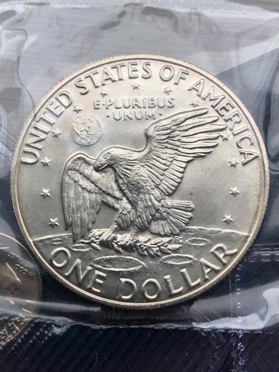 1973-S-Eisenhower-Dollar-40%-Silver-DDO-In-Mint-Cello