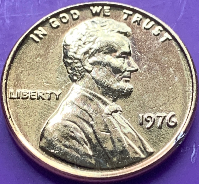 1976-Lincoln-Cent-Peach