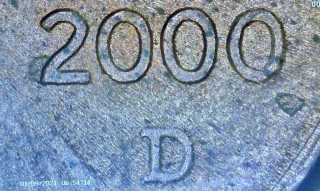 2000-D-Close-AM-Penny-With-Multiple-Errors!