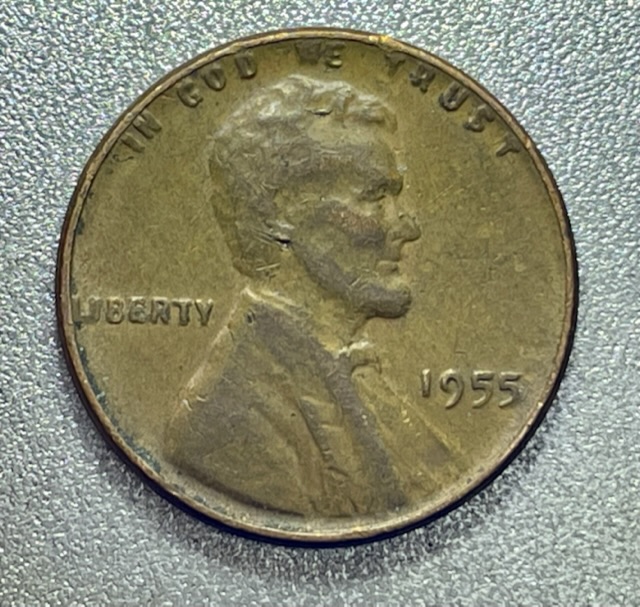 1955-Wheat-Penny-Missing-Most-Letters-On-Reverse