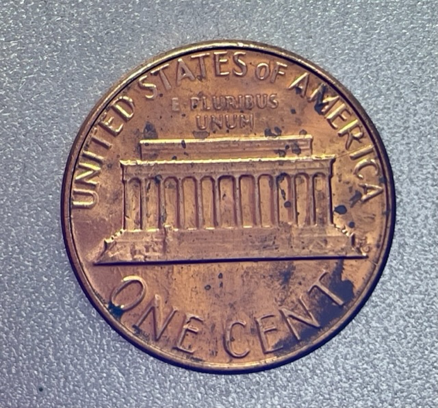 1983-Lincoln-Penny--Cracked-Skull,-Multiple-Die-Cracks