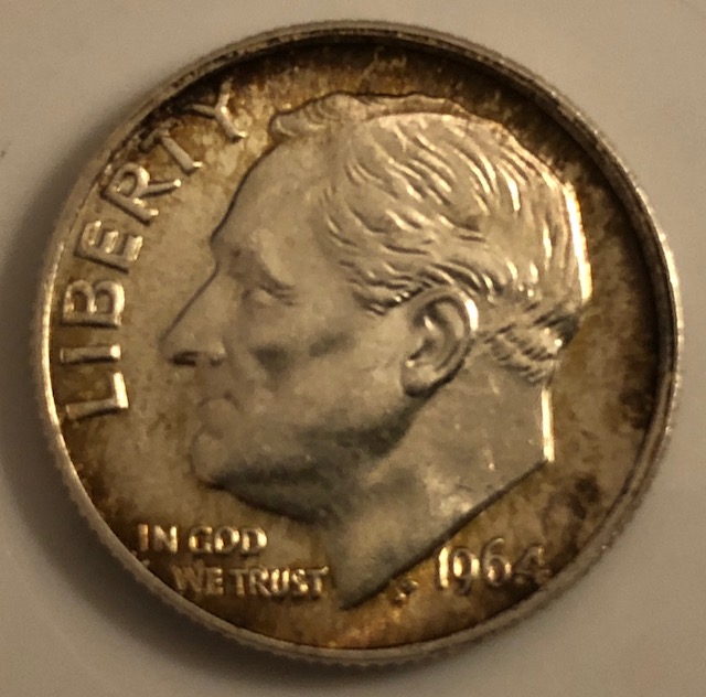 Two-Dimes-1964-And-1964-D-For-Grading